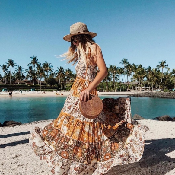 desert daisy maxi sundress